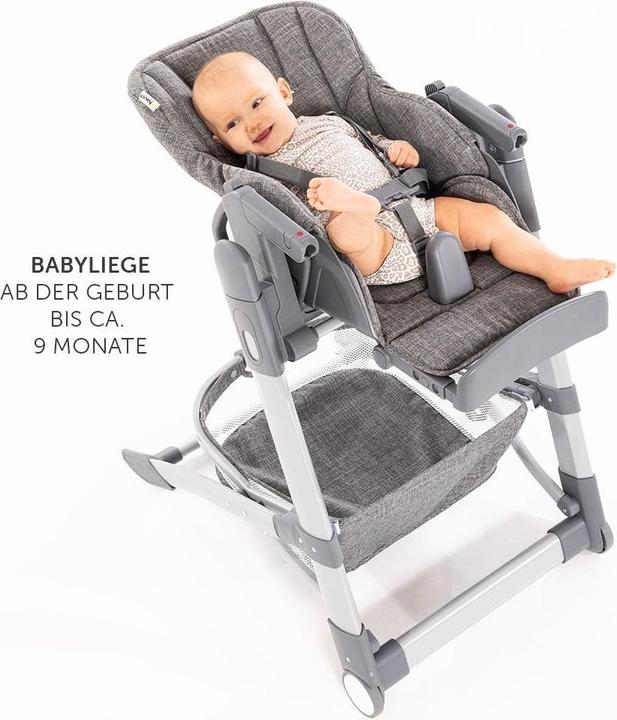 Actual product image Hauck Highchairs Highchair & baby lounger from birth - Grow Up Newborn Set (Highchair)