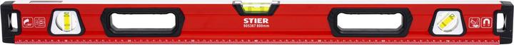 Produktbild Stier Premium Wasserwaage mit Magnet und drei Libellen 800 mm ±0,5 mm/m (80 cm)