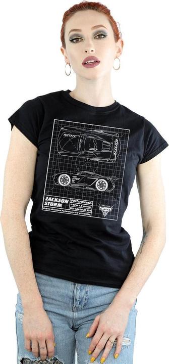 Produktbild Disney Cars Jackson Storm Blueprint TShirt (XXL)
