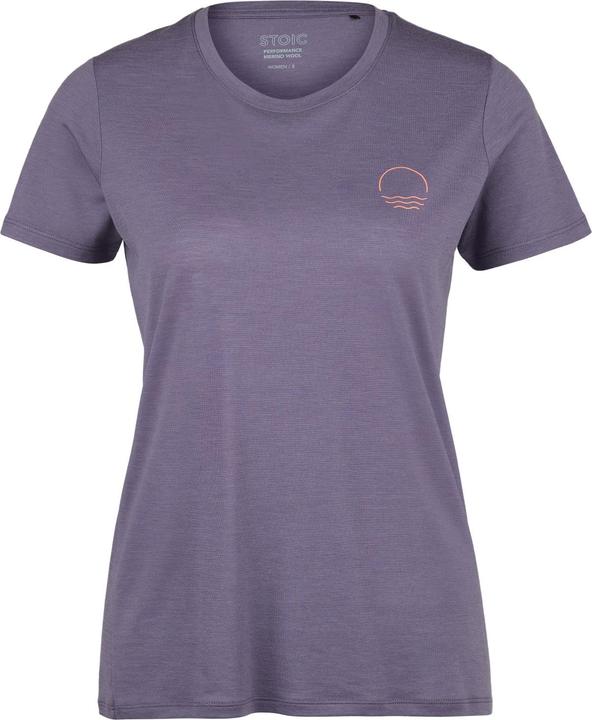 Actual product image Stoic Women's Merino155 LaholmSt. Print T-Shirt Sun (XXL)