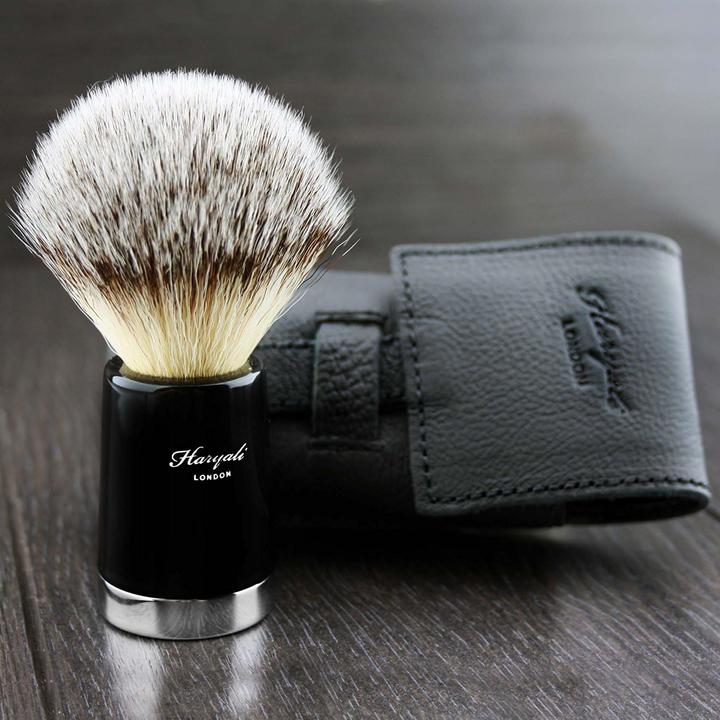 Actual product image ‎Haryali London Reise-Rasierset mit Rasiermesser & Pinsel