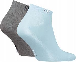 Immagine prodotto Calvin Klein Calzini Sneaker 2 Pack da uomo, azzurro, 43/46 (43 - 46)