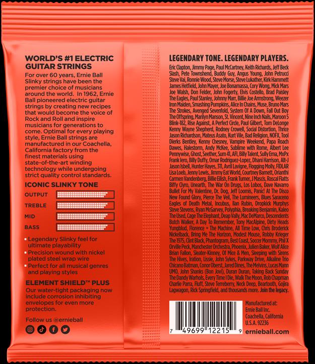 Actual product image Ernie Ball Skinny Top Heavy Bottom Slinky (6 x, Electric guitar, 0.05")