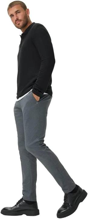 Produktbild BRAX Gebreide jersey sweatshirt voor heren, 02 Black, L (L)