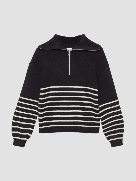 Produktbild s.Oliver Strickpullover Weicher Strickpullover mit hohem Troyer-Kragen (170, 176)