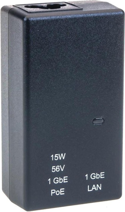 Actual product image MikroTik N000900L017B - Cambium Networks - Gigabit PoE injector 56V/0.268A (15W) (15 W)