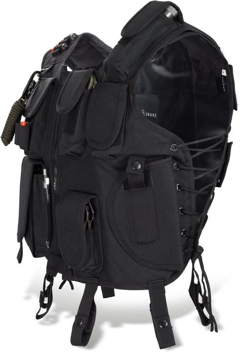 Actual product image Black Snake Costume with waistcoat and cap (M, L)