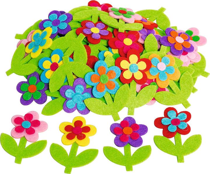 Immagine prodotto VBS Pezzi sparsi in feltro XXL "Fiore", 50 pezzi, 6,5 cm