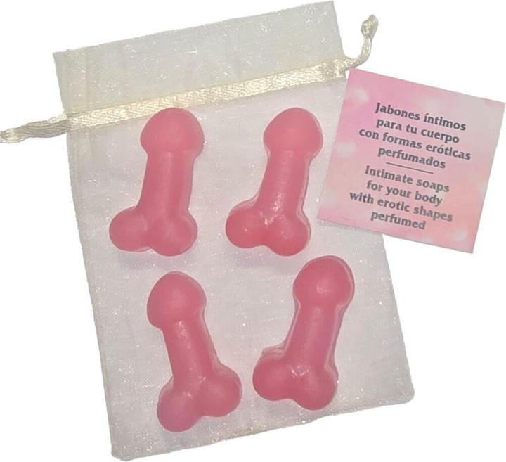 Produktbild Diablo Picante 4 Mini-Rosa Penis-Seife Packung Mit 12 Einheiten