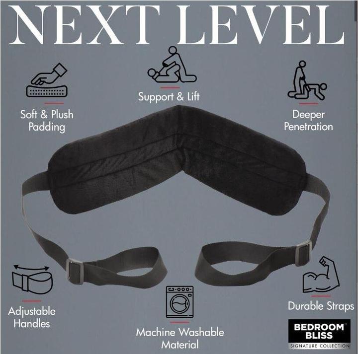 Actual product image Bedroom Bliss Lover's Position Strap - Black