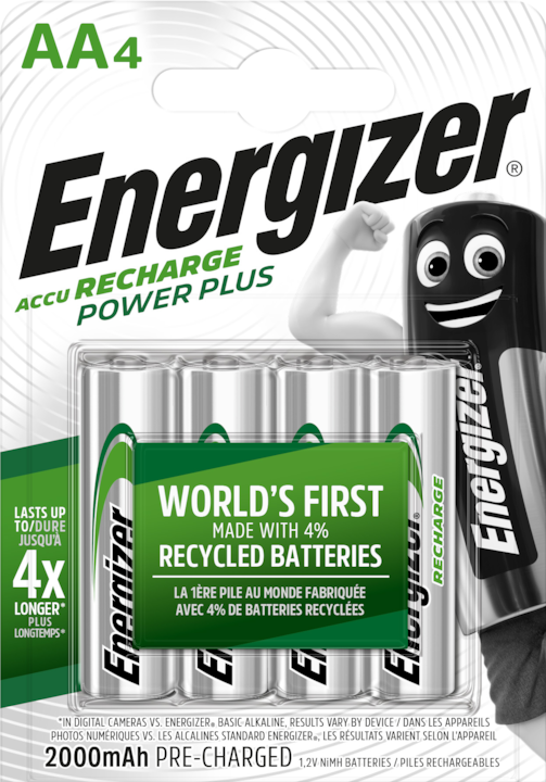 Energizer Recharge Power Plus (4 pcs, AA, 2000 mAh)