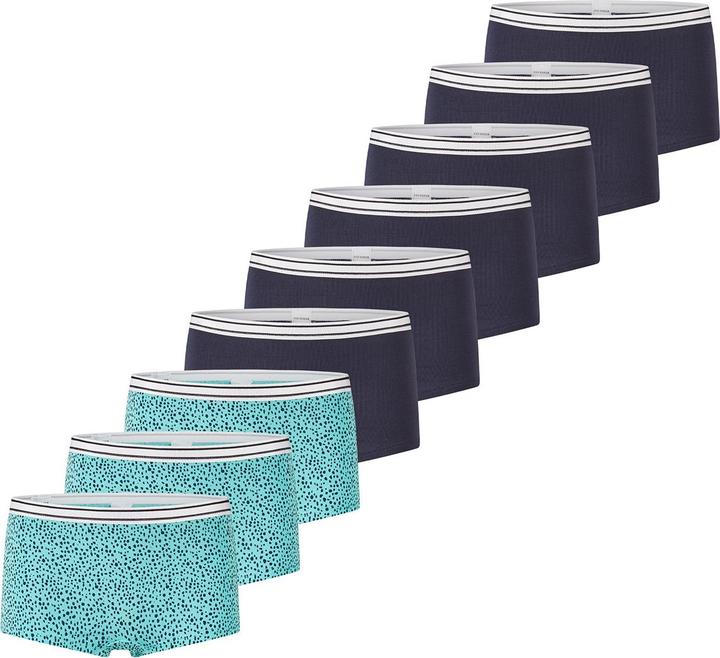 Immagine prodotto Schiesser 9 confezioni di pantaloncini in cotone organico 95/5 per ragazze adolescenti (164, confezione da 9)