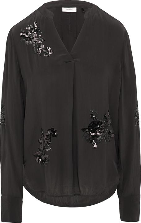 Produktbild S.Oliver Bluse Tunika-Bluse mit Pailletten-Detail (34)