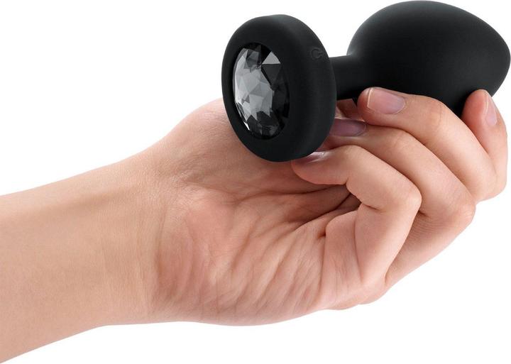 Actual product image B-Vibe Vibrating Jewel Plug XXL Black