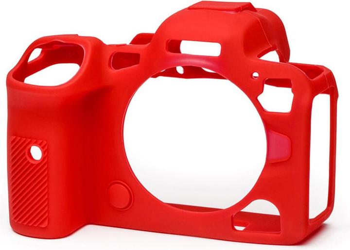 Actual product image easyCover Silicone protector red for Canon Eos R5 / R6