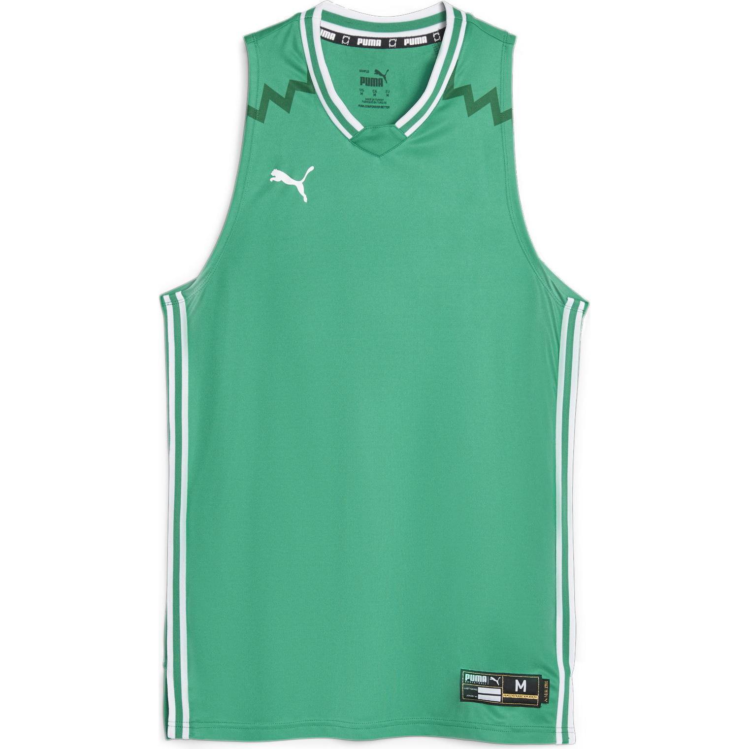 Puma, Herren, Sportshirt, Hoops Team Game Jersey (XL), Grün, XL