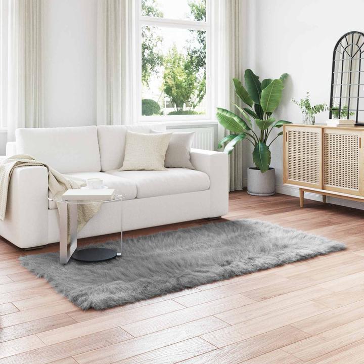 Produktbild vidaXL Kunstschaffell Teppich (100 x 200 cm)