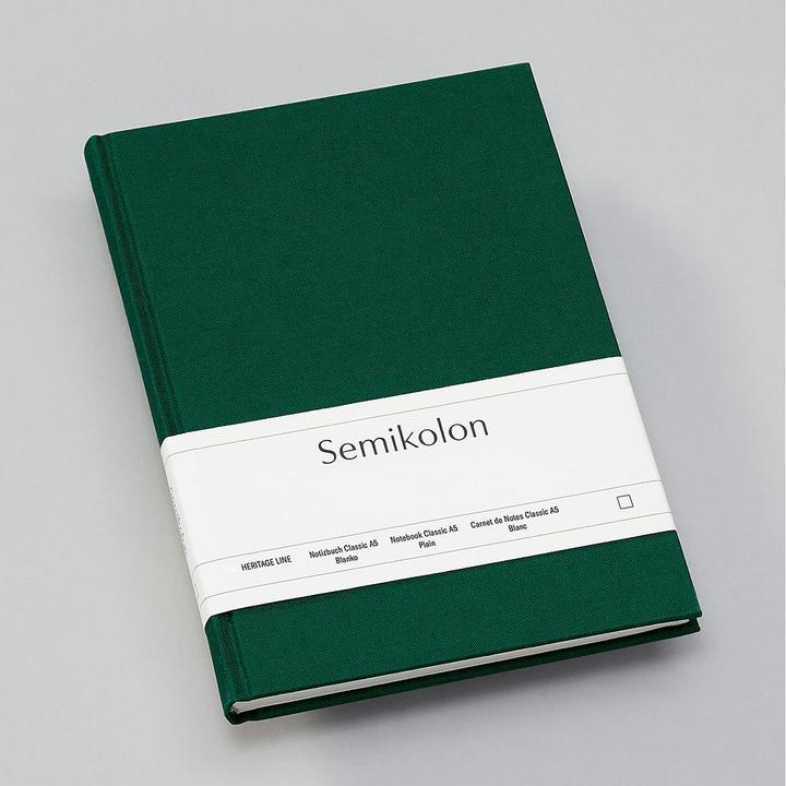 Image du produit Semikolon Classic (A5, Blanc, Couverture rigide)