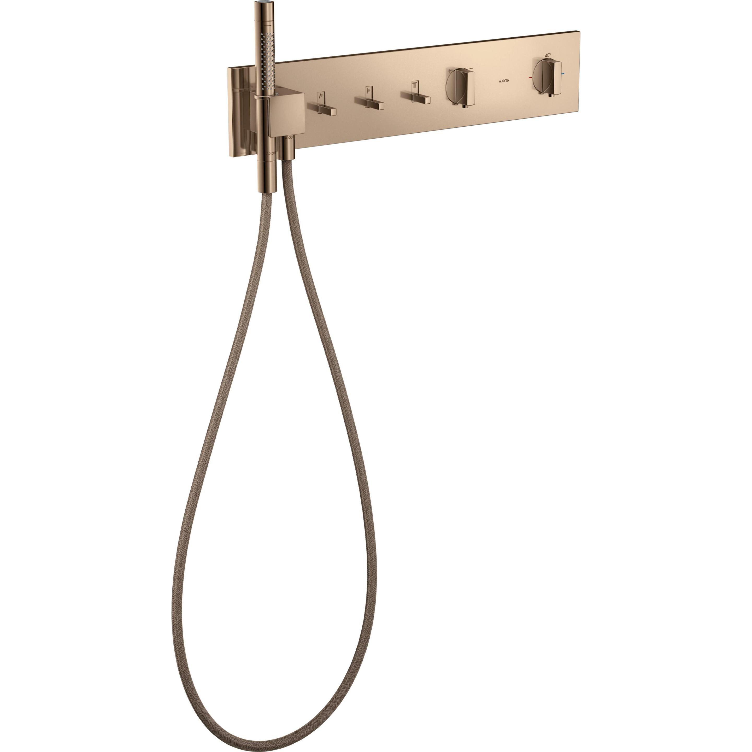 hansgrohe, Badarmatur, AXOR ShowerComposition Thermostatmodul Select, 3 Verbraucher, 540/110, 12572