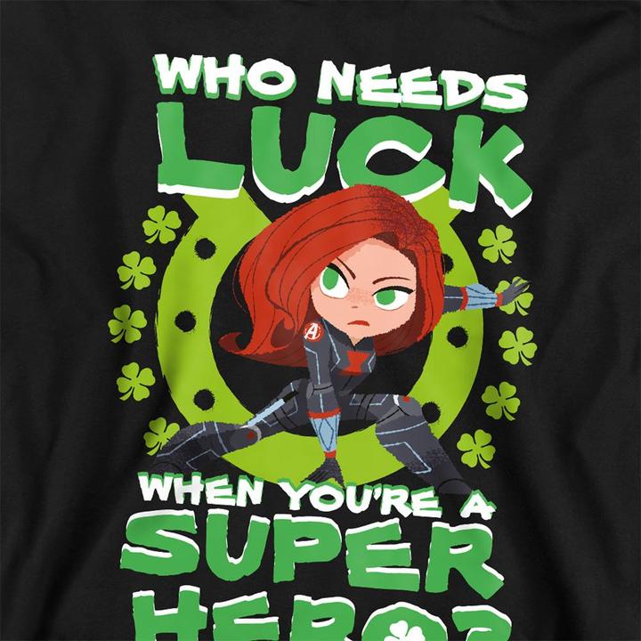 Image du produit - Sweat à capuche Saint-Patrick LUCKY SUPER HERO - Enfant (128)