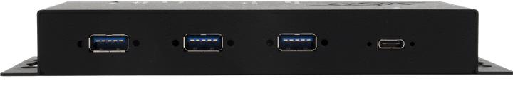 Actual product image Exsys USB 3.1 HUB 4-Port Metal Housing (USB-C, 4 ports)