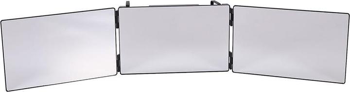 Actual product image Noya Klappbarer Kosmetik Spiegel 93x20x3cm mit 360° Ansicht und Aufhängung Schwarz