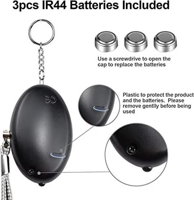 Produktbild Swissdetector 140db Personenalarm mit LED - Selbstverteidigung - Gold