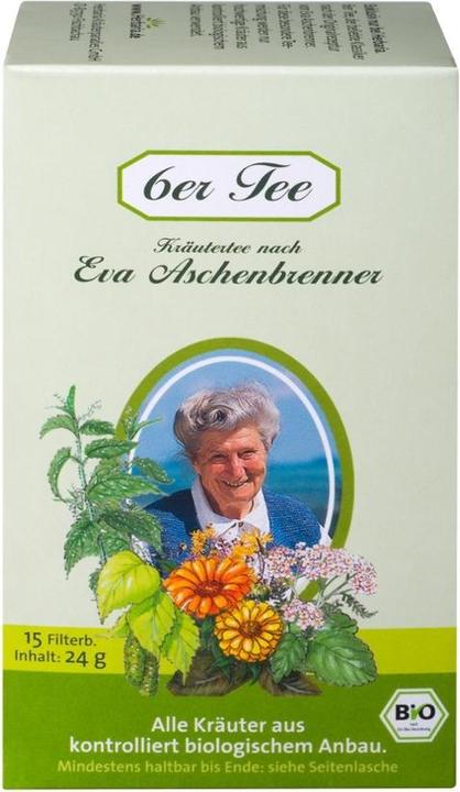 Image du produit Salus Tisane à 6 plantes d'après Eva Aschenbrenner, 15 pcs. Sachets filtres (24 g)