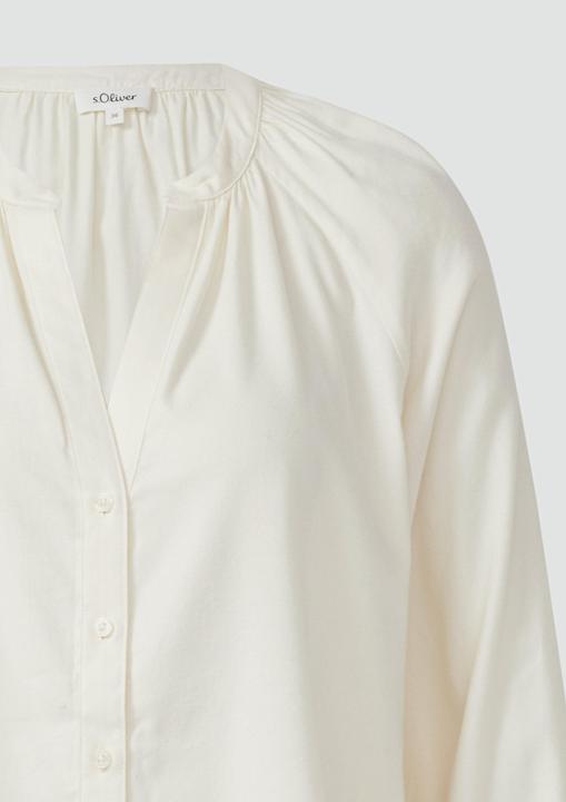 Immagine prodotto s.Oliver Bluse Flanell-Bluse im Relaxed Fit mit Raffung (32)