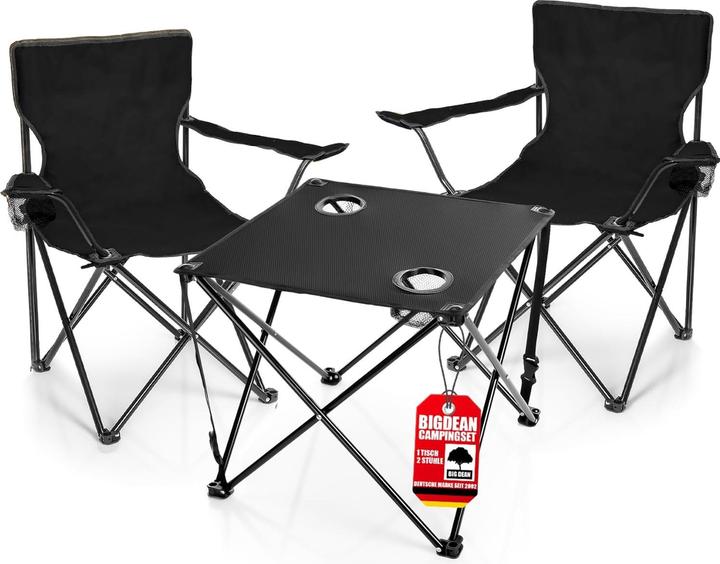 Image du produit BigDean Campingstuhl & Campingtisch-Set