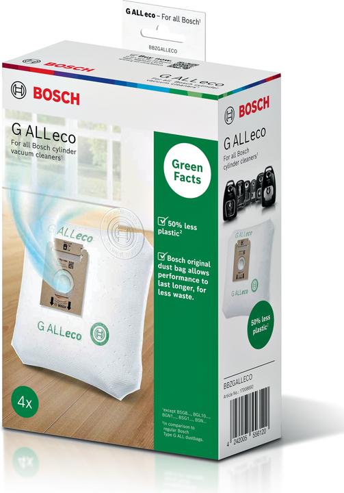 Actual product image Bosch Hausgeräte BBZGALLECO Dust Bags, 4 pcs (4x)