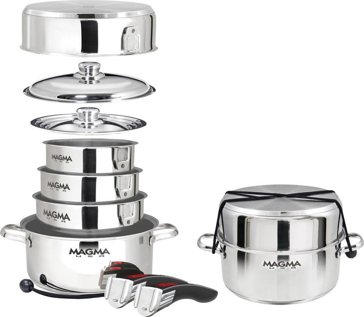 Actual product image Magma Pan set (Pan set + pot set)