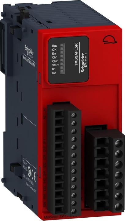 Produktbild Schneider Electric Safety Module for PLC TM2xx, 2 FUNCTIONS