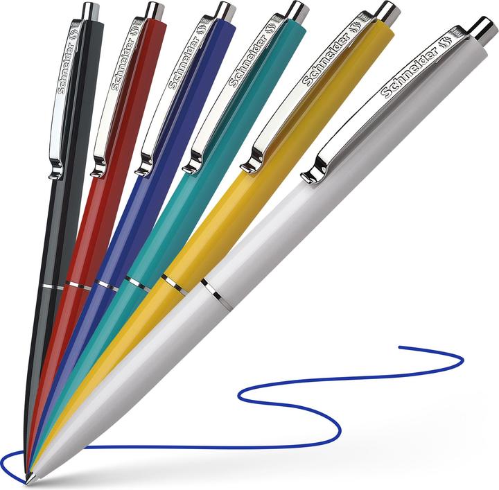 Actual product image Schneider Automatic fountain pen K 15, 0.5 mm, casing in various colours, blue (colour assorted, 50x)