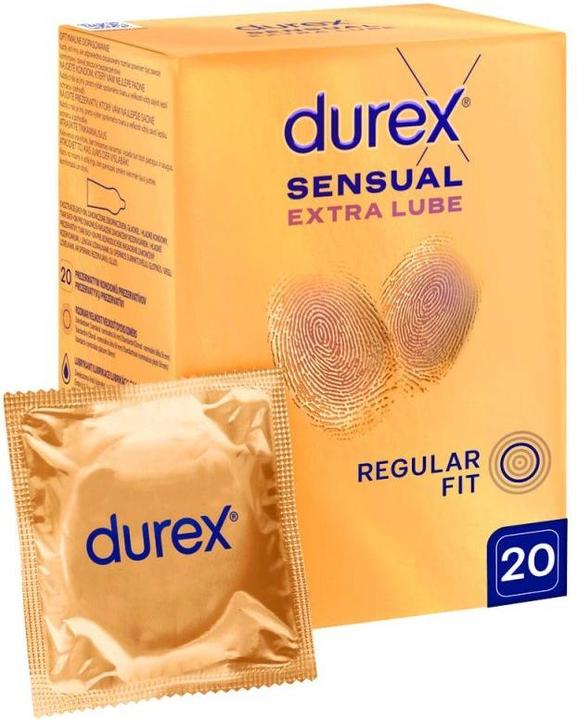 Produktbild Durex Sensual Extra Lubricated Kondome - 20 Stück (20 Stk.)