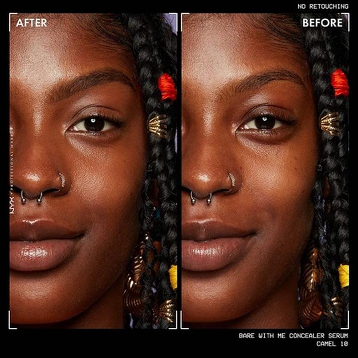 Actual product image NYX Professional Make-Up Bare With Me Concealer Serum (10 Camel)