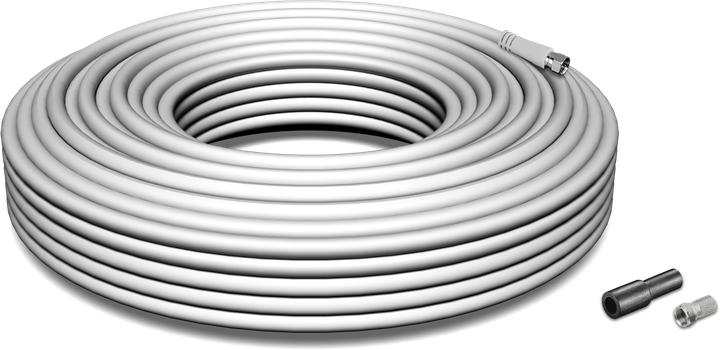 Actual product image Megasat 100148 Coaxial cable 50 m F White (110 dB, Antenna cable)