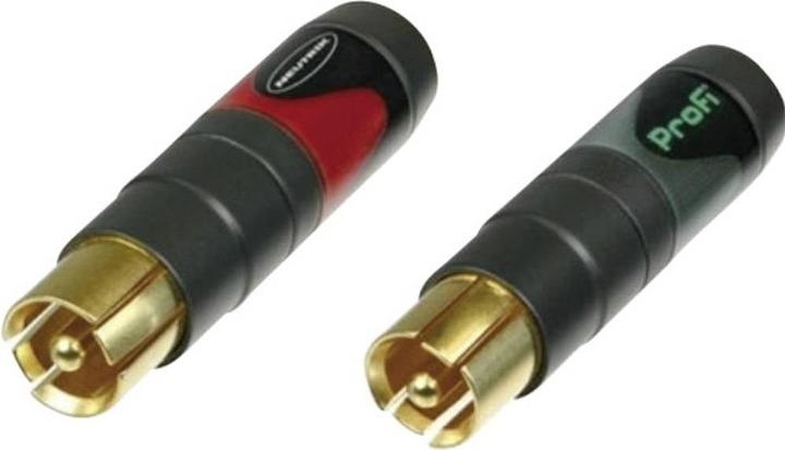 Neutrik - CINCH (PAAR), VERGOLDET, SOLID PIN, FÜR 3 - 7.3mm KABEL (0.11 m, Cinch Kabel)