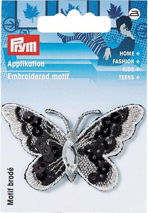 Image du produit Prym Application papillon, noir/blanc (1 x)