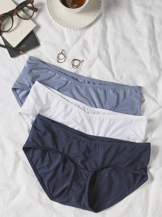 Immagine prodotto Envie de Fraise Confezione da 3 di slip premaman, look satinato (W32/L34, confezione da 3)