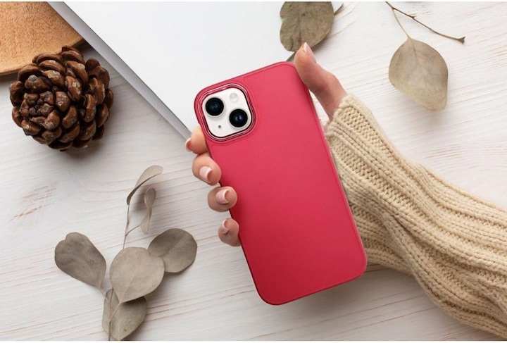 Actual product image OEM Back panel cover FRAME Case for IPHONE 12 / 12 Pro magenta (Apple iPhone 12, Realme 12 Pro+)