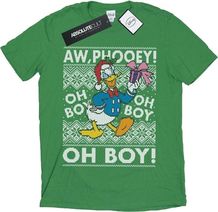 Disney Donald Duck Christmas Fair Isle TShirt