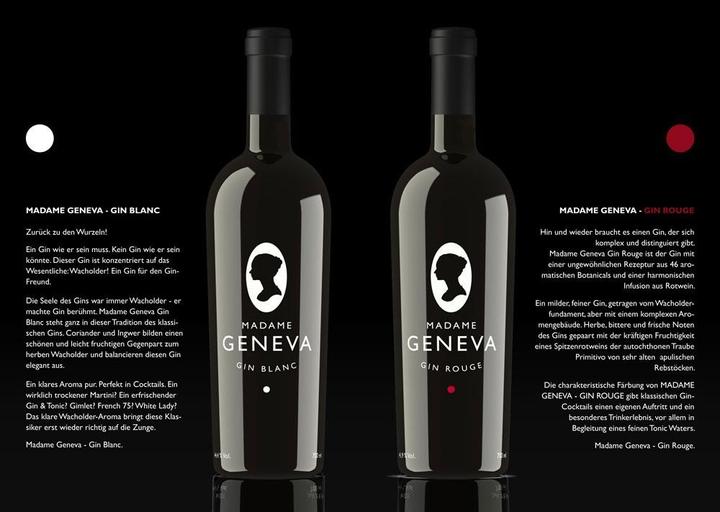 Image du produit Madame Geneva Gin d'OR 44,4% vol. 0,7l (1 x 70 cl)