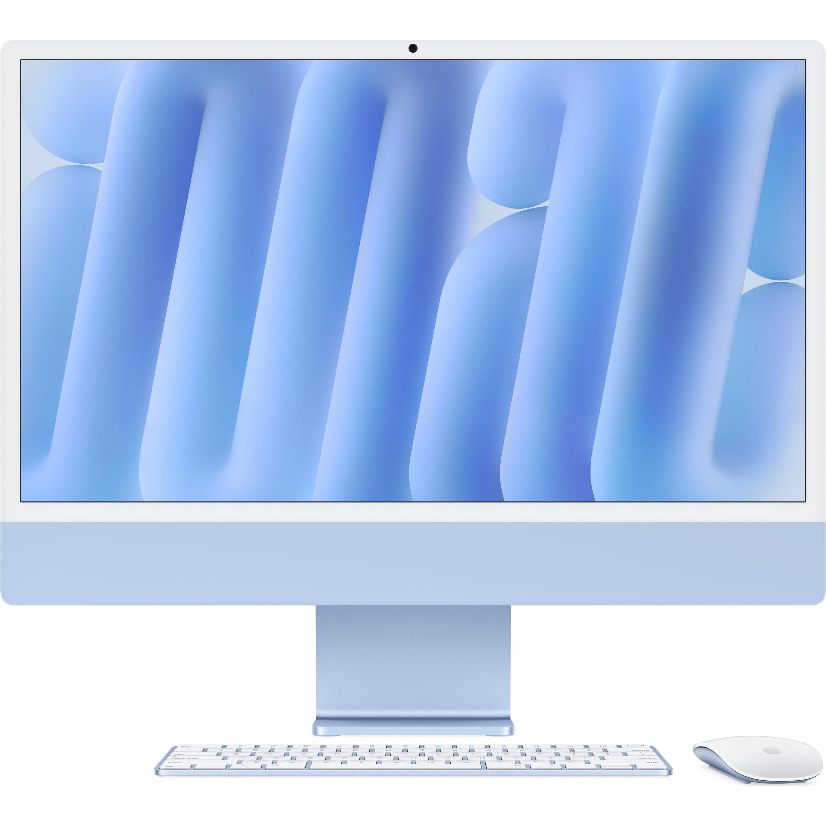 Apple iMac 2024 (M4, 16 GB, 512 GB, Apple M4 10-Core), PC, Blau