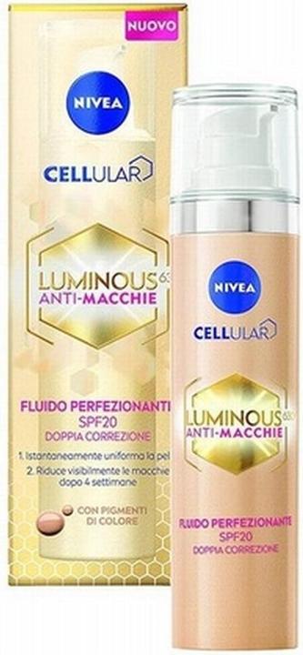 NIVEA Cellular Luminous 630 Anti-Flecken SPF20 (Sonnencreme Gesicht, SPF 20)