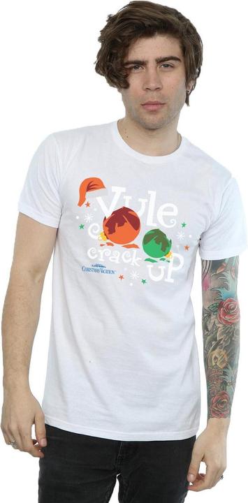 Immagine prodotto National Lampoon´s Vacation National Lampoon's Christmas Vacation Yule Crack Up Maglietta Uomo (S)