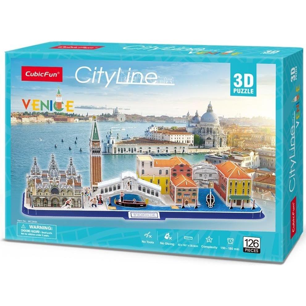 Cubicfun CUBIC FUN CITY LINE 306-20269 PUZZLE 3D - VENEZIA (126 pezzi)