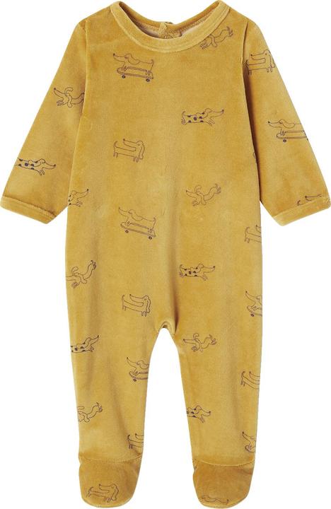 Produktbild Vertbaudet 2er-Pack Baby Samt-Strampler mit Hunden Oeko-Tex (80)