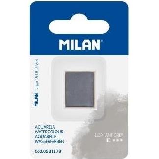 Milan, Colore + Vernice per fai da te, graue Aquarellfarbe in Würfeln