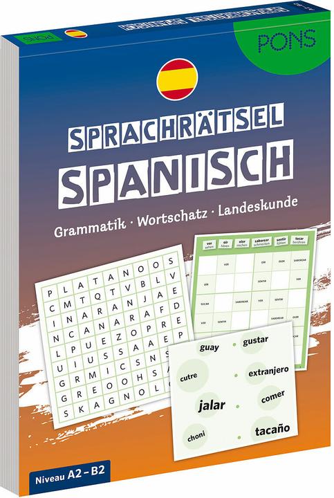 Produktbild Sprachrätsel Spanisch (Deutsch, Spanisch, 2025)